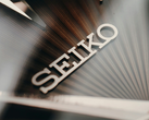 Um close-up do mostrador do Seiko Presage.