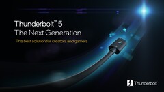 O Thunberbolt 5.0 será lançado nos laptops Intel no início de 2024 (imagem via Intel)