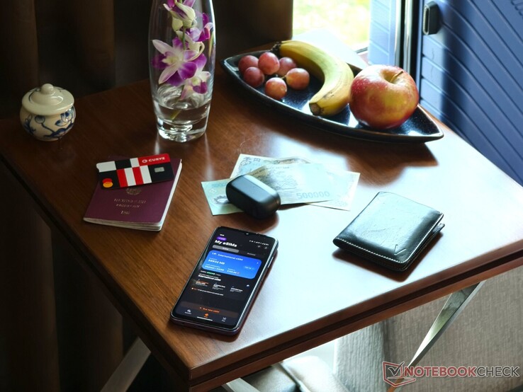 Continuarei a usar o eSIM internacional da Yesim em minhas viagens. (foto: Notebookcheck)
