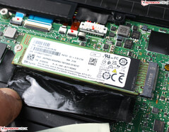 O armazenamento de SSD vem no formato M.2 2260