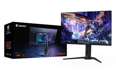 O Gigabyte AORUS FO32U2 é um dos monitores para jogos QD-OLED 4K e 240 Hz mais baratos do mercado. (Fonte da imagem: Gigabyte)