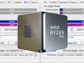 O PRO 5750G do Ryzen 7 PRO irá utilizar as tecnologias PRO da AMD voltadas para os negócios e os recursos de segurança aprimorados. (Fonte de imagem: AMD/CPU-Z - editado)