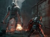 Uma imagem mostrando uma luta em Bleak Faith: Forsaken.
