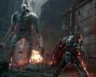 Uma imagem mostrando uma luta em Bleak Faith: Forsaken.