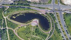 Teste de GNSS: Lago