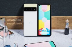 O Pixel Fold pode ser lançado na próxima primavera, em seu lugar. (Fonte da imagem: LetsGoDigital)