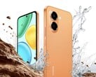 O Honor X7e na cor laranja-sol