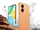 O Honor X7e na cor laranja-sol