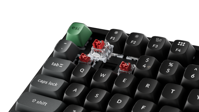 Interruptores e teclas do Keychron K8 Ultra