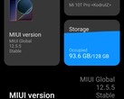 MIUI Global 12.5.5 O Estável não é a Edição Melhorada, mas resolve alguns bugs (Fonte: Própria)