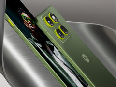 O Motorola Edge 70 em uma de suas três cores de lançamento. (Fonte da imagem: via Evan Blass)