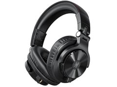 Os fones de ouvido sem fio OneOdio Fusion A70 Gen 2 com LDAC também podem ser conectados a fontes de áudio por meio de cabos, graças às duas entradas de 3,5 mm e 6,35 mm.