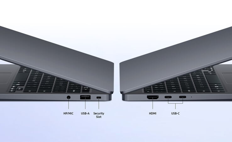 Configuração das portas do Samsung Galaxy Book 6