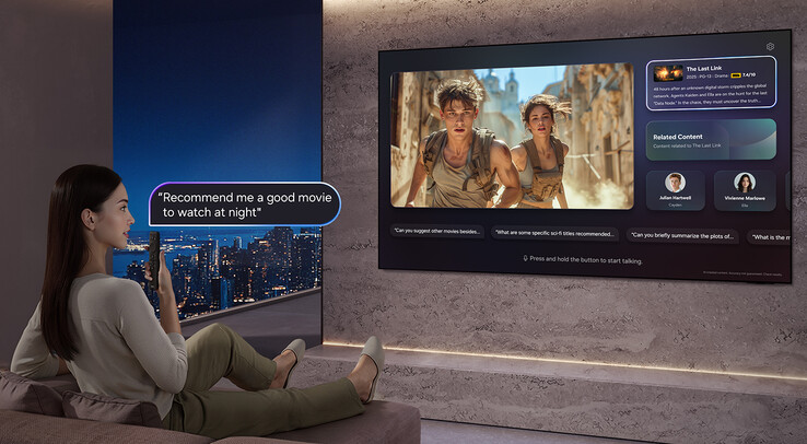 Um assistente Bixby mais inteligente está sendo lançado em 2025 TVs Samsung. (Fonte da imagem: Samsung)
