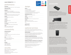 especificações Lenovo ThinkPad T14 Gen 2 Intel