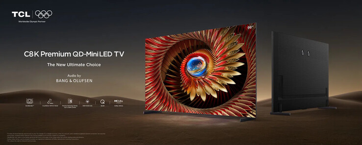 A TV TCL C8K Premium QD-MiniLED (Fonte da imagem: TCL)