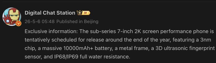 Detalhes vazados de um futuro smartphone.