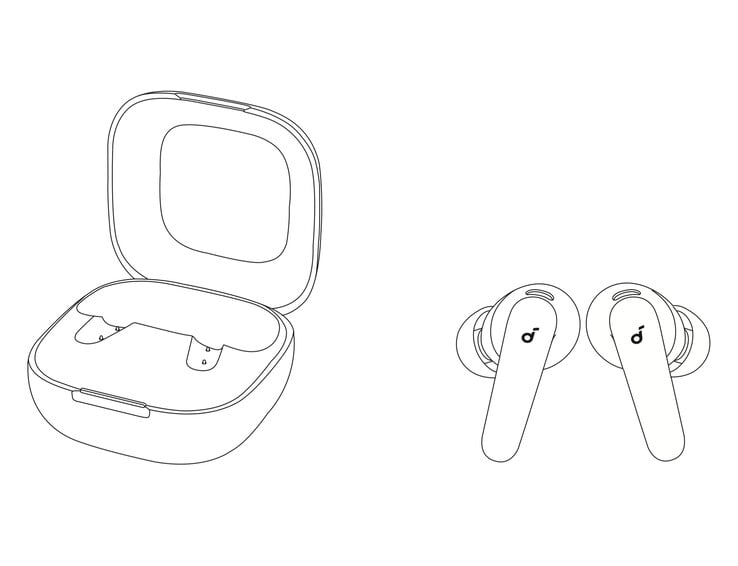 P31i: Novos fones de ouvido sem fio. (Fonte da imagem: Anker (?) via AnkerInsider)