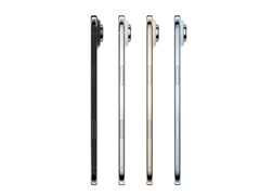 Renderização artística do iPhone Air em suas quatro cores. (Fonte da imagem: Apple)