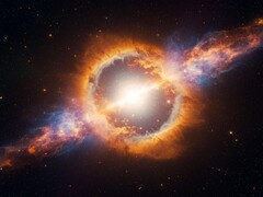 Representação artística de uma supernova. (Fonte da imagem: CharlVera - Pixabay)