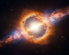 Representação artística de uma supernova. (Fonte da imagem: CharlVera - Pixabay)