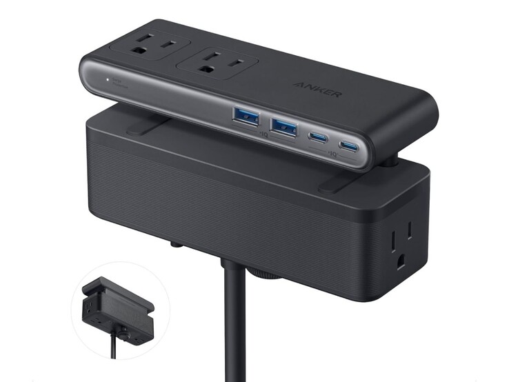 Anker Nano Power Strip (10 em 1, 70 W, grampo)