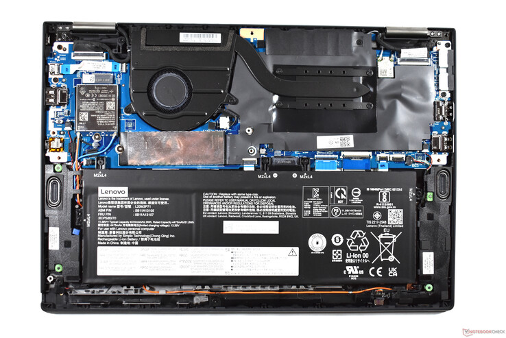Lenovo ThinkPad X13 Yoga Gen 2: Vista do interior