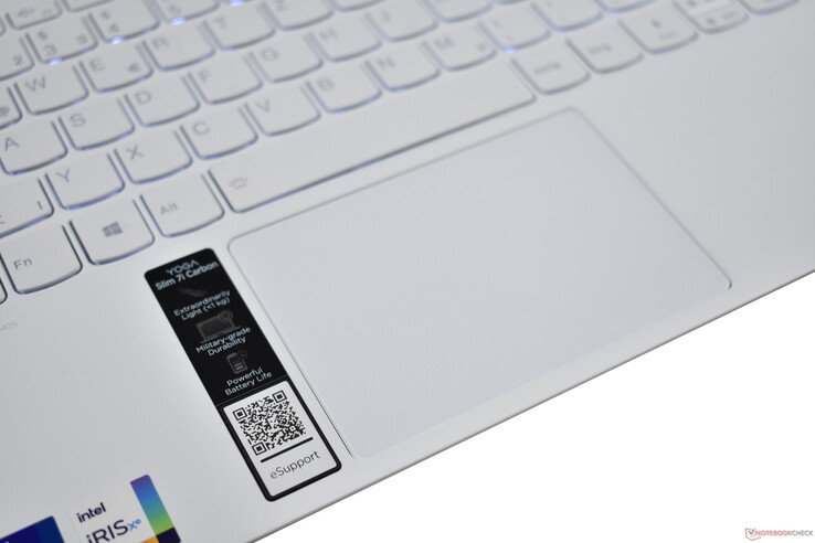 Lenovo Yoga Slim 7i Carbono: Touchpad
