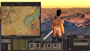 Na foto: Uma captura de tela do jogo Kenshi.