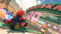 Corrida de Mario Kart World com Mario dirigindo (Fonte da imagem: Nintendo of America)