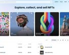 Página inicial do OpenSea NFT marketplace (Fonte: Própria)