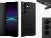 O Sony Xperia 1 IV foi comparado com o Samsung Galaxy S22 Ultra. (Fonte da imagem: Sony/Samsung - editado)