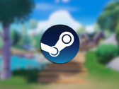 Na foto, uma captura de tela oficial de Heartopia (desfocada) com o logotipo do Steam sobreposto. (Fonte da imagem: Steam - editado)