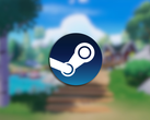 Na foto, uma captura de tela oficial de Heartopia (desfocada) com o logotipo do Steam sobreposto. (Fonte da imagem: Steam - editado)