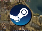 Uma imagem mostrando o jogo Norland e o logotipo do Steam.