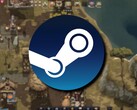 Uma imagem mostrando o jogo Norland e o logotipo do Steam.