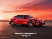A Xiaomi apresenta o SU7 em Blazing Red da 