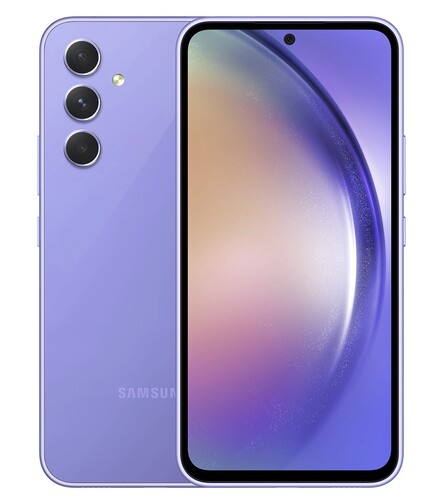 Assim como os telefones Pixel do Google, o Galaxy A54 também vem em alguns pastéis bonitos. (Fonte de imagem: Samsung)