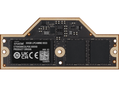 Metade do tamanho de um SODIMM comum. (Fonte da imagem: Crucial)