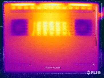 Teste de estresse de temperatura da superfície (parte inferior)