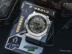 Uma imagem do modelo Casio G-Shock GM-2100 x Mandalorian.