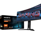 O AORUS MO34WQC2 é um dos poucos exemplos do novo painel QD-OLED 'Gen 2.5' da Samsung. (Fonte da imagem: Gigabyte)