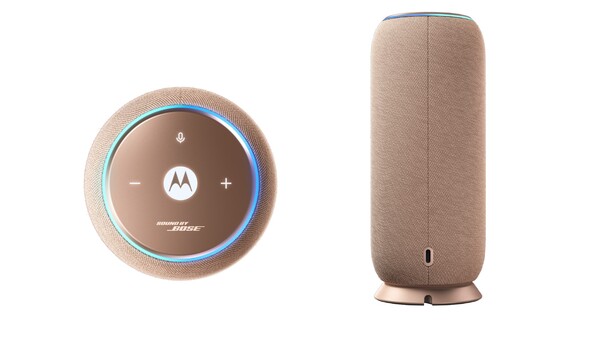 O Moto Sound Flow tem controles de toque, um anel de LED e uma porta USB-C para carregamento. (Fonte da imagem: Motorola)
