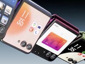 O Motorola Razr 50 Ultra tem uma enorme tela secundária de 4 polegadas. (Imagem: Motorola)