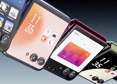 O Motorola Razr 50 Ultra tem uma enorme tela secundária de 4 polegadas. (Imagem: Motorola)