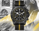 O Tudor Pelagos FXD Chrono Yellow (na foto) apresenta uma caixa proprietária de 43 mm em composto de carbono com acabamento fosco. (Fonte da imagem: Tudor)