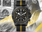 O Tudor Pelagos FXD Chrono Yellow (na foto) apresenta uma caixa proprietária de 43 mm em composto de carbono com acabamento fosco. (Fonte da imagem: Tudor)