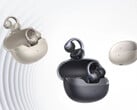 Os ClipBuds Pro 2 têm um preço de lançamento de $79.99. Na imagem: uma foto promocional editada que mostra os fones de ouvido e as opções de cores disponíveis.
