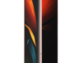 A Samsung Galaxy Z Fold2 5G corta uma bela figura e é impressionantemente flexível graças a sua nova dobradiça. (Fonte de imagem: Samsung)