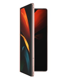 A Samsung Galaxy Z Fold2 5G corta uma bela figura e é impressionantemente flexível graças a sua nova dobradiça. (Fonte de imagem: Samsung)